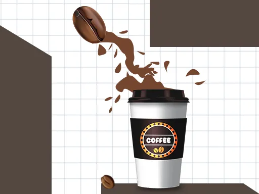 Fill the Coffee Cup Puzzle Game