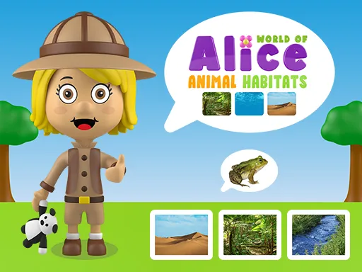 World of Alice: Animal Habitats Game