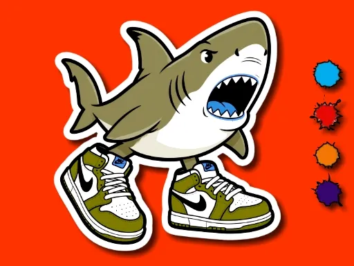 Tung Sahur Online Coloring Game