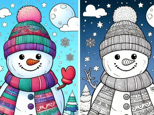 BTS Winter Coloring Game Online